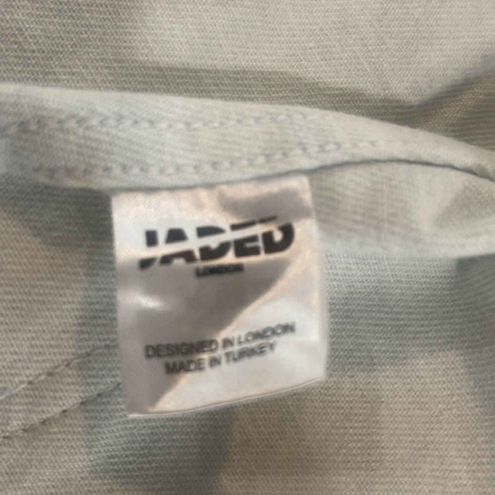 Jaded London Graffiti Blue Jean denim jacket oversized Small urban street wear - Picture 14 of 16